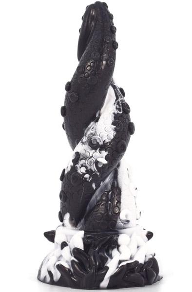 Dildo Tentamix Black-White 20 cm Monster dildo