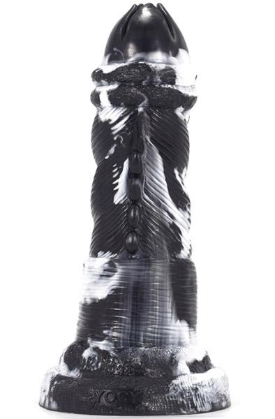 Dildo Nox Black-White 20 cm Dragon dildo