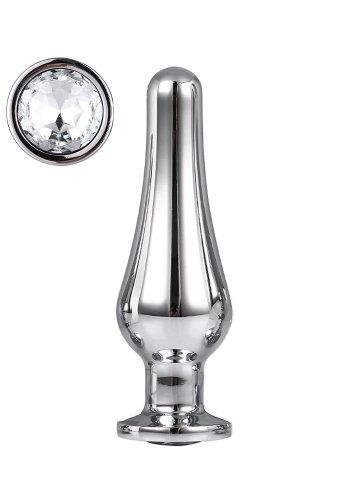 Gleaming Love Small Pleasure Plug, Silver
