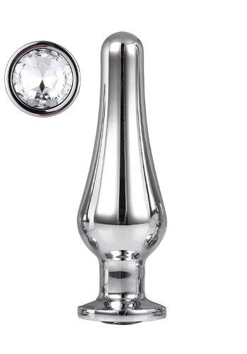 Gleaming Love Medium Pleasure Plug, Silver