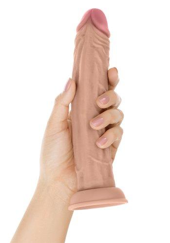 Shaft Liquid Silicone Dildo Model J 9.5 Inch, Pine