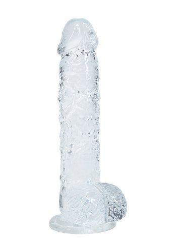 Crystal Clear dildo 13 cm, Clear