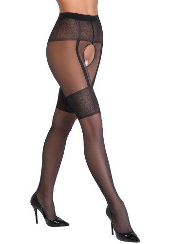 Crotchless Tights (Storlek: Small)