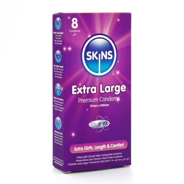 Skins Condoms Extra Large 8-pack