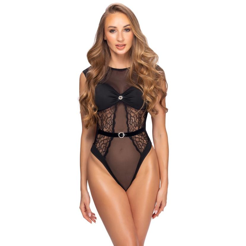 Cottelli Lingerie - Body Rhinestones - Black - S/M