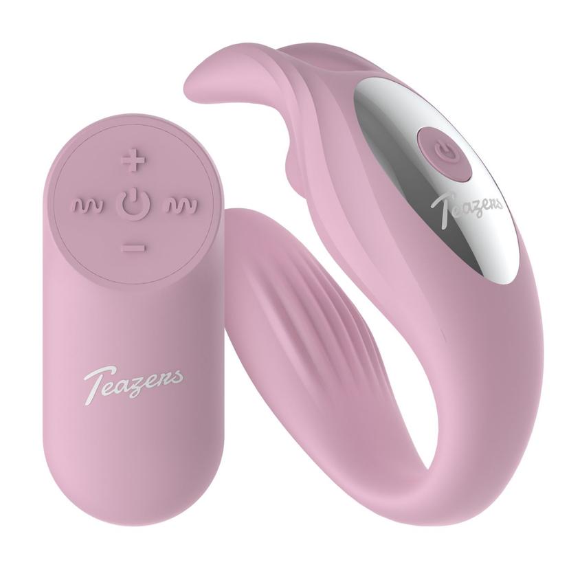 Teazers – Bunny Couple Vibrator with Remote – Pink