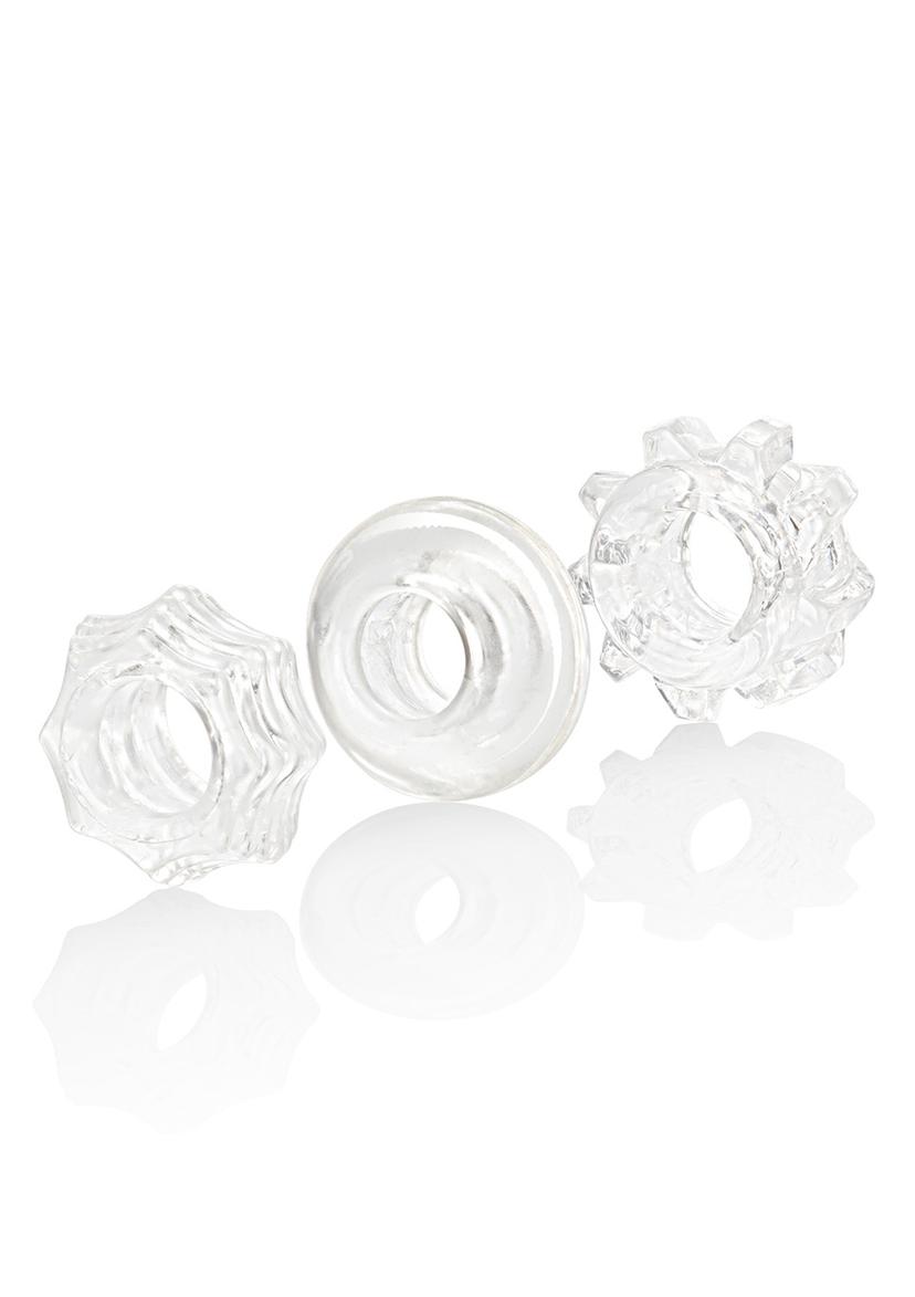 REVERSIBLE RING SET CLEAR