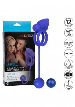 Dual Rockin' Rim Enhancer - Uppladdningsbar Penisring