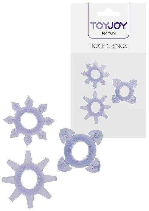 TICKLE C-RINGS PURPLE