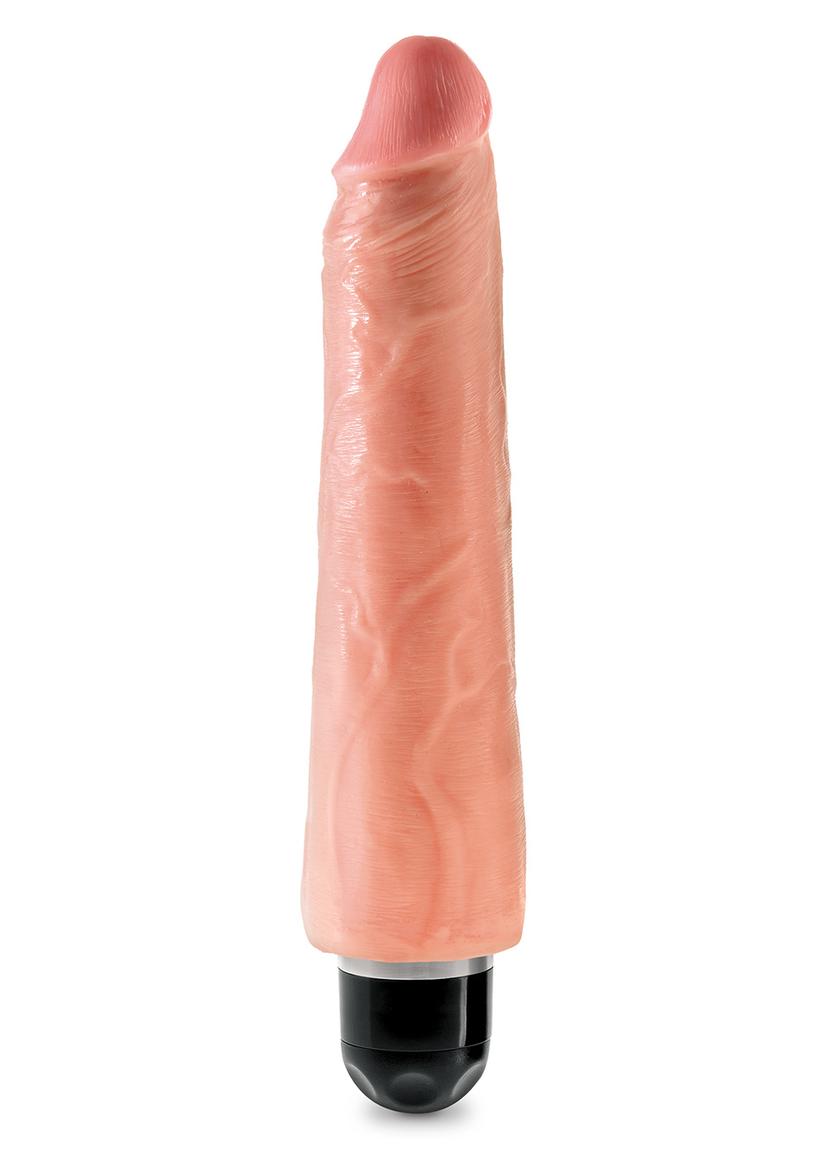King Cock 9 Inch Vibr Stiffy Flesh