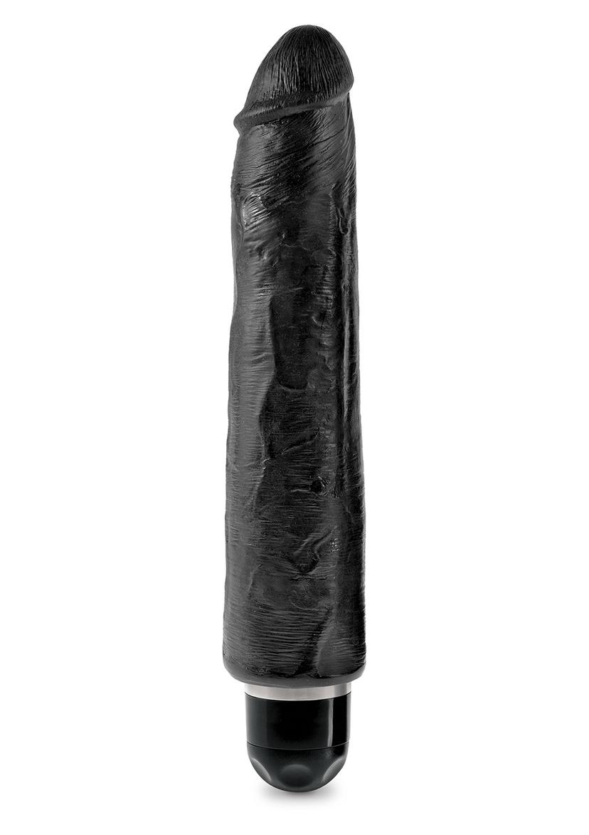 KING COCK 10'' VIBR STIFFY BLACK