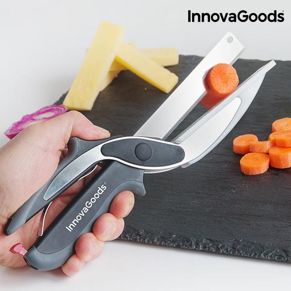InnovaGoods Saxkniv med Integrerad with Miniskärbräda