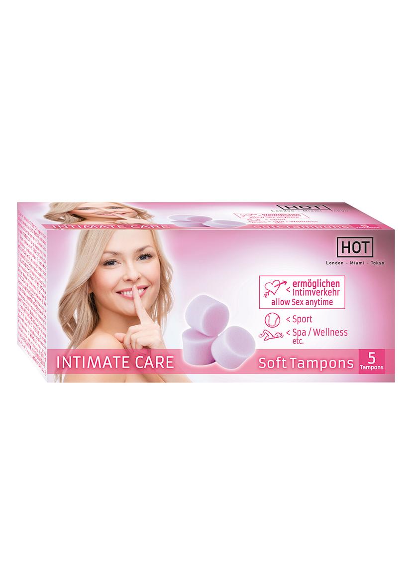 HOT INTIMATE CARE SOFT TAMPONS 5 ST
