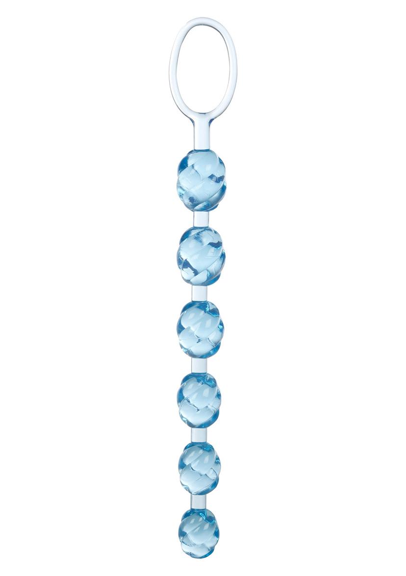 SWIRL PLEASURE BEADS BLUE