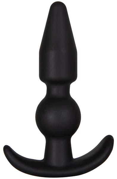 Silicone Black Anchor Plugg Small