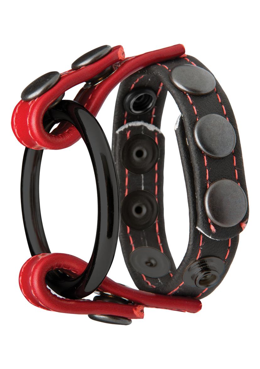 COCK & BALL MASTER`S RINGS BLACK