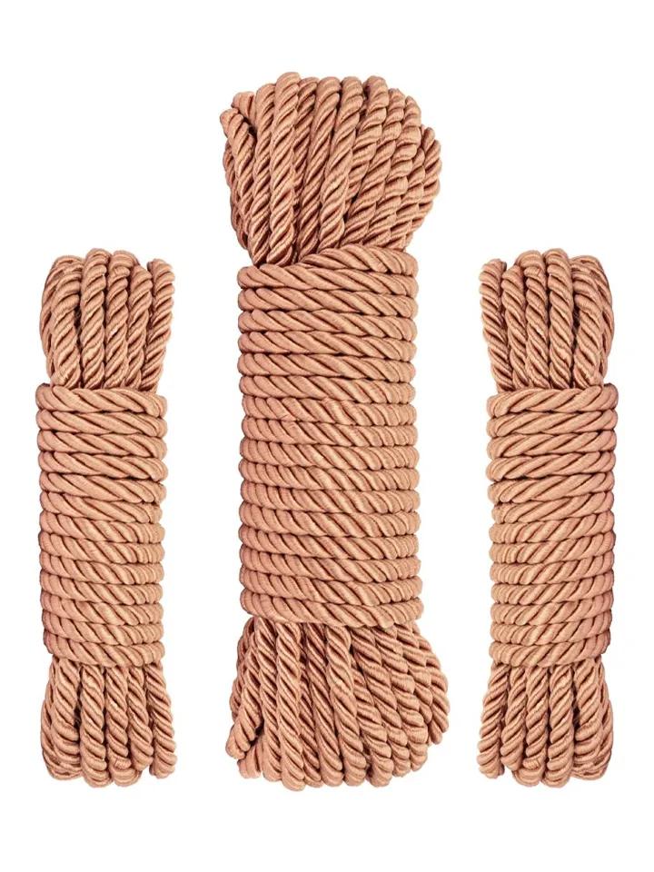 Rosy Gold Rope Set Luxury Bondage Ropes