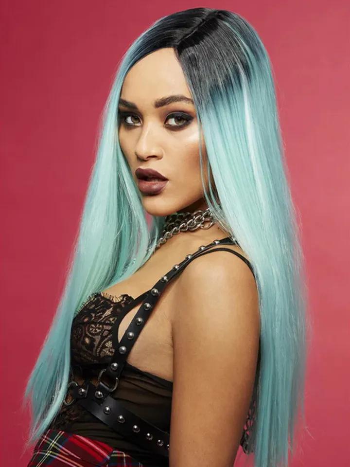 Manic Panic Ombre Aqua Blue Wig