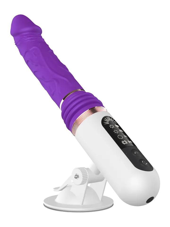 Hands-Free Thrusting & Vibrating Dildo