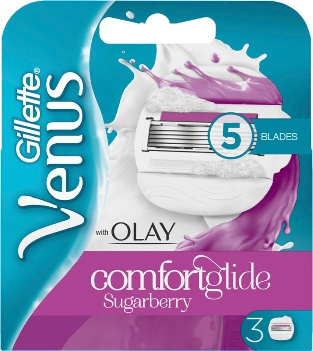 Venus Comfortglide Sugarberry Olay 3-pack