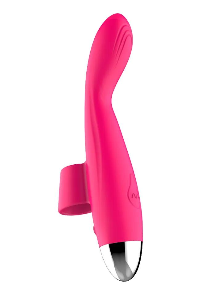 Vibrating Finger Massager Pink