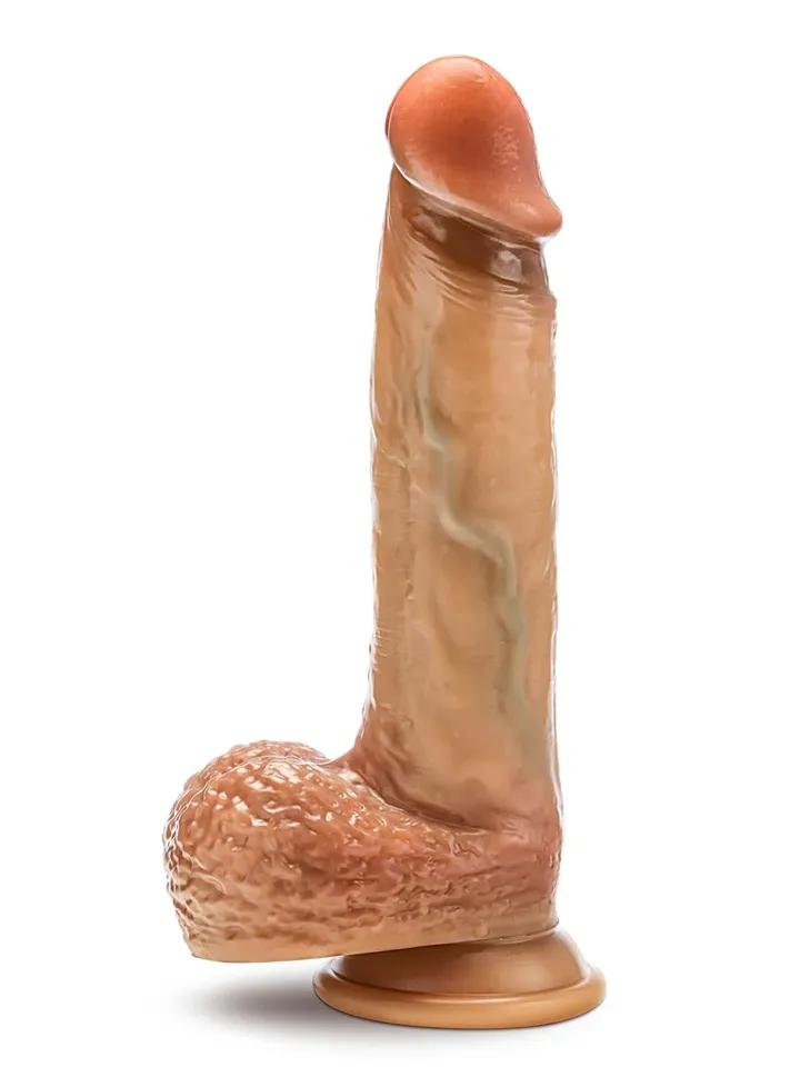 Raphael Sliding Foreskin Dildo With Balls 24 cm