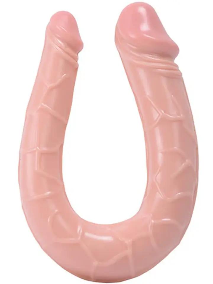 Double Curved Dildo U-shaped 15 cm