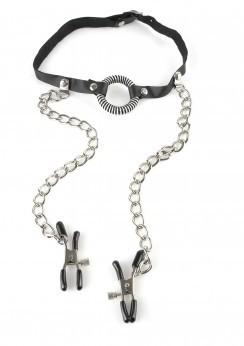 FFWS O-RING GAG W.NIPPLE CLAMPS