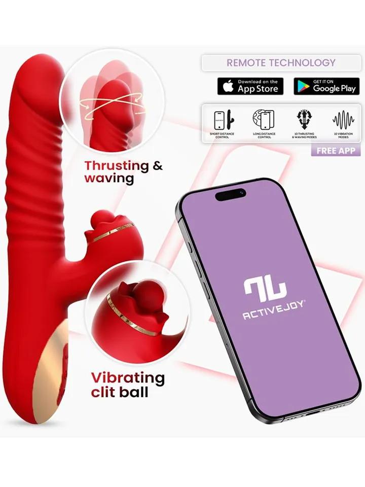 Ascen Thrusting & Waving Vibe With App