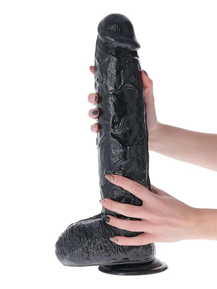 Augustus Extreme Dildo Black 43 cm