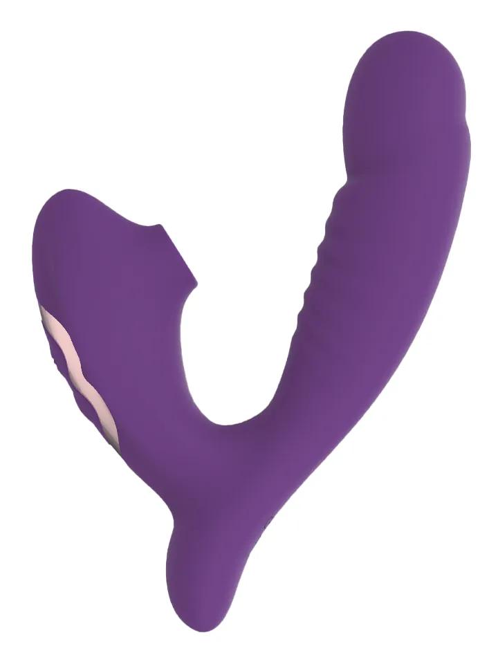 G-Lover 10 Vibe Modes with Clit Sucker Purple