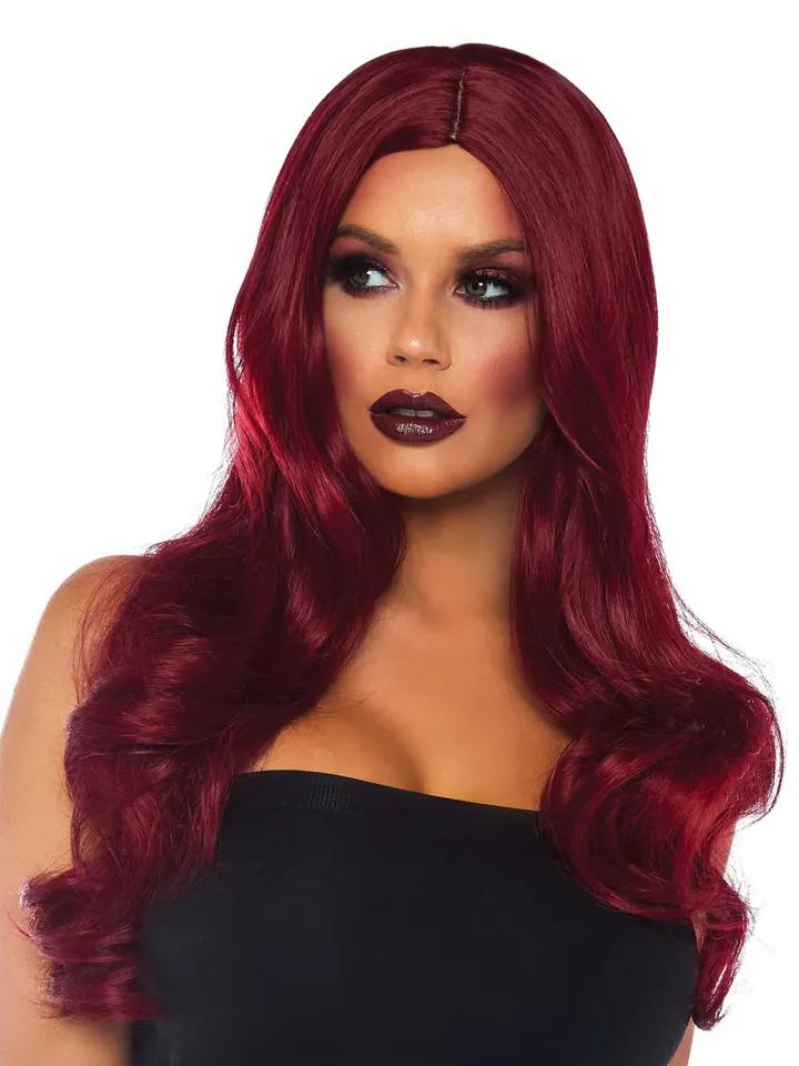 Leg Avenue Long Wavy Wig Red