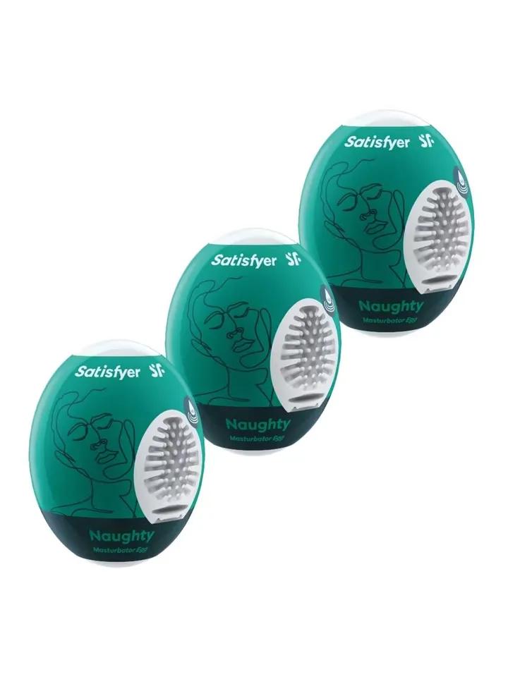 Satisfyer Naughty Masturbator Egg 3-pack
