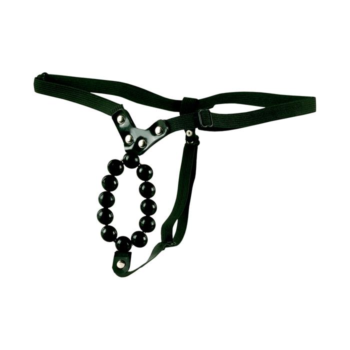 LOVER'S THONG WITH STROKER BEADS
