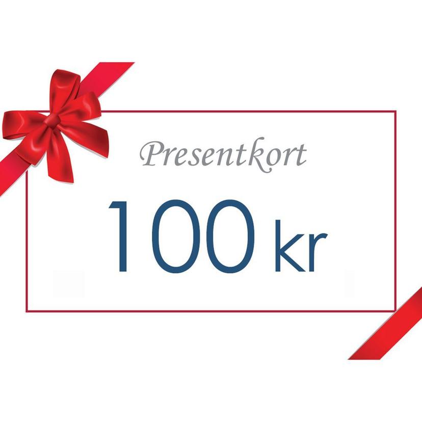 Presentkort värde 100kr