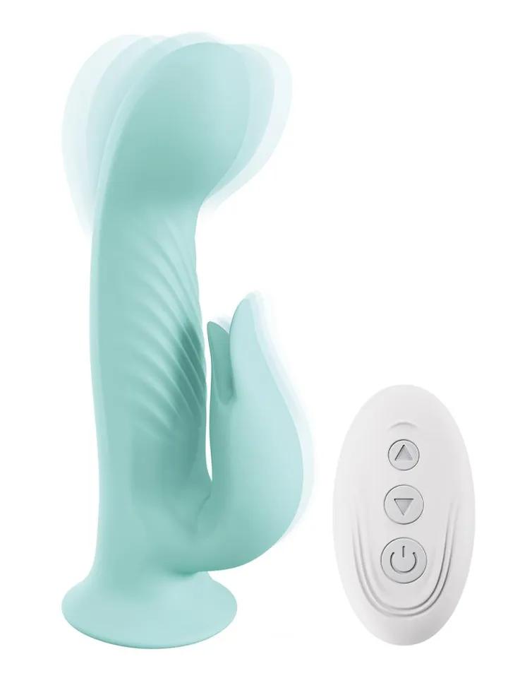 Teazers Rotating Rabbit Vibrator With Remote Control