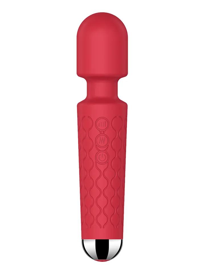 Massager Wand 20 Vibrations Red
