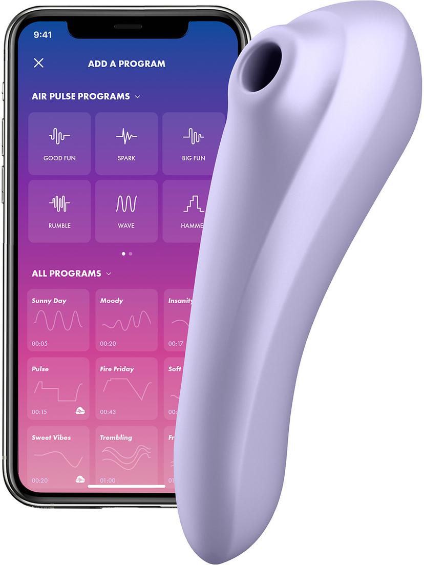 Satisfyer Dual Pleasure Air Pulse Vibrator Mauve