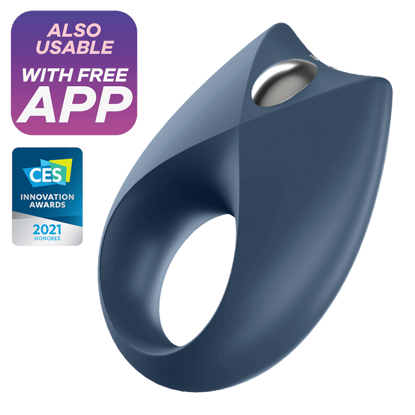 Satisfyer Connect Royal One, Ring Vibrator - Dark Blue