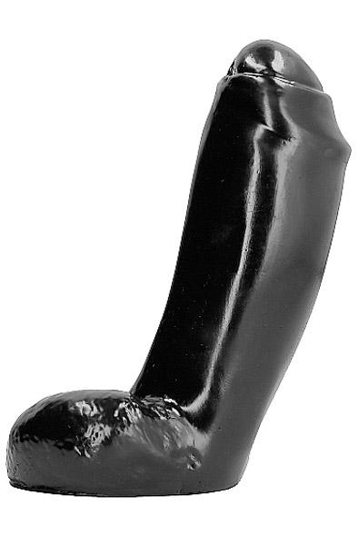 All Black Anal Dildo 18 cm