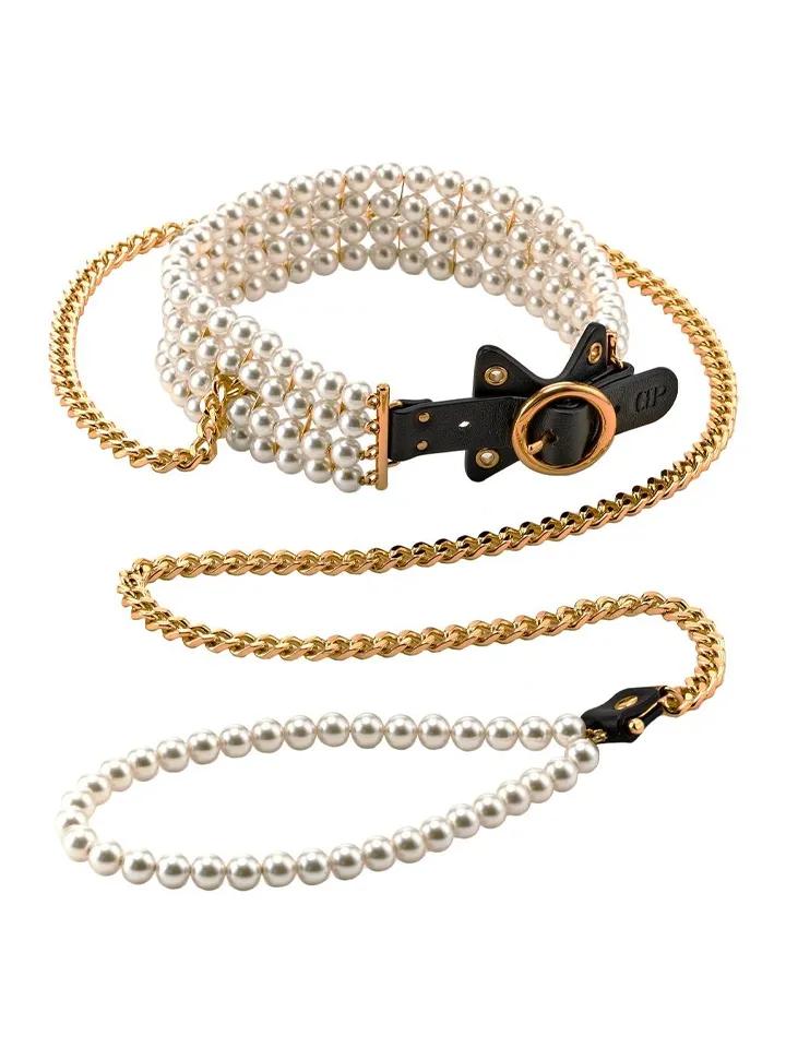 Guilty Pleasure Luminious Pearl Leash & Collar