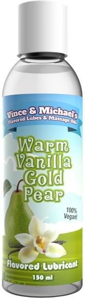 Warm Vanilla Gold Pear Flavored Lubricant 150ml