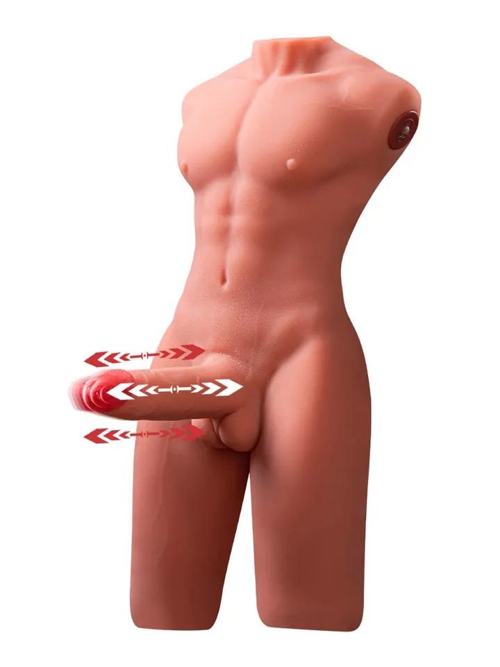 Jason Body Ass Masturbator & Thrusting Dildo