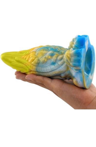 Rhegax Dildo Gold-Blue 20 cm